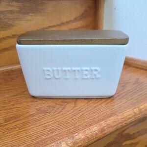Better Homes And Gardens White Butter Dish
